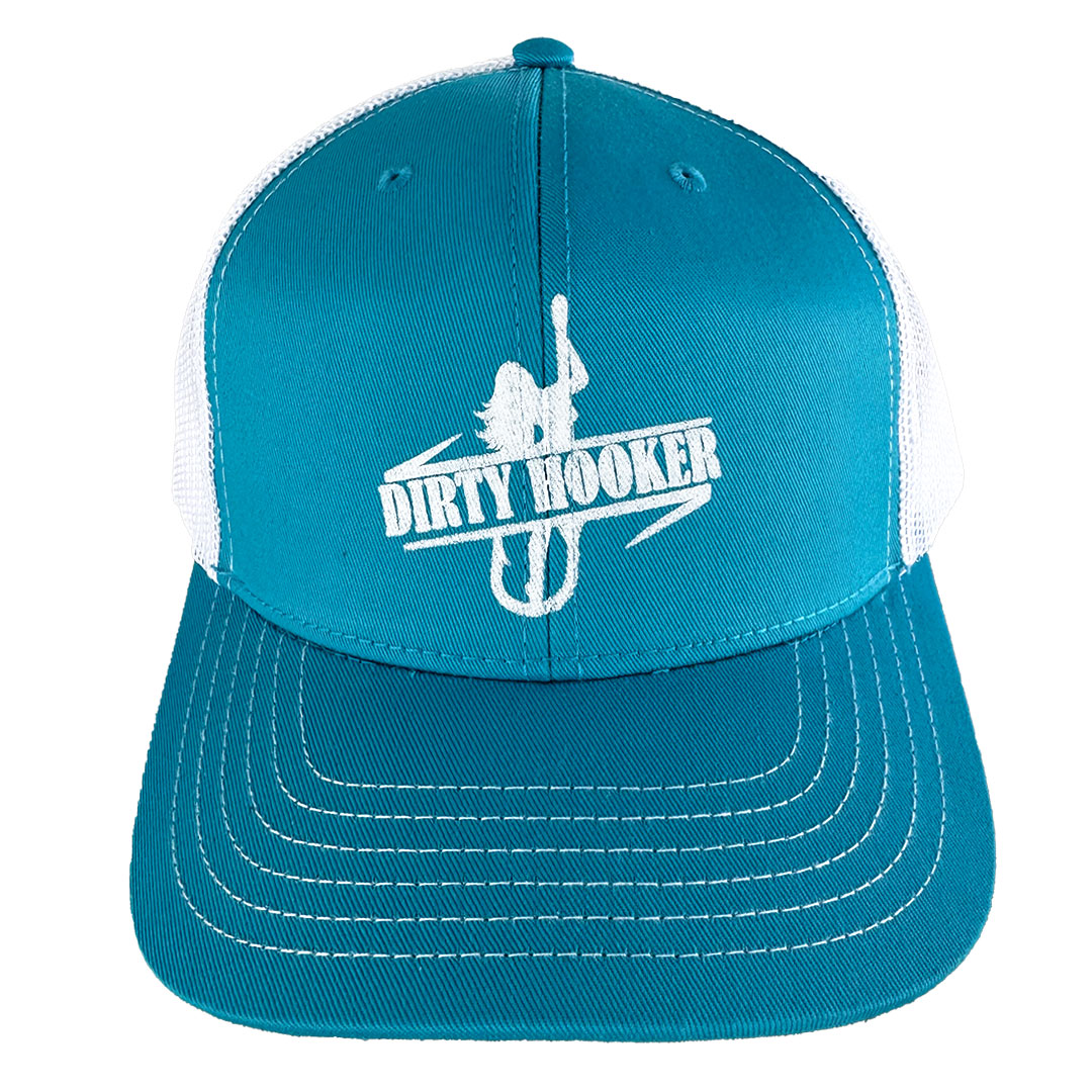 Dirty Hooker White Hooked Hats